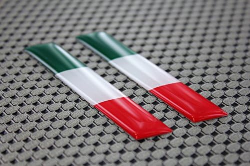 Italia Bayrağı Ducati Aprilia çıkartma Çifti 3 X 0.5