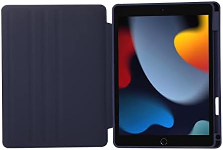 tablet koruyucu kılıf Kılıf iPad 10.2 inç ile Uyumlu 2019/2020/2021/2022 İnce Çoklu Görüş Açıları Standı Kılıf, Kalem Tutuculu
