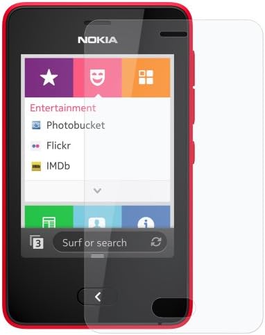 Amzer AMZ95836 Kristal Clear Ekran Koruyucu Scratch koruma kalkanı Nokia Asha 501 için - 1 Paket - Perakende Ambalaj-Temizle