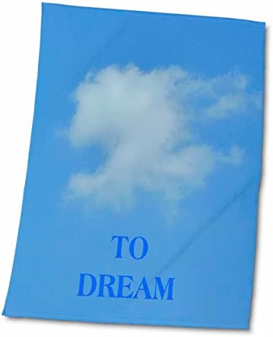 3dRose Florene Çocuk Sanatı-II'de Hayal Edilecek Bulutlar-Havlular (twl-25308-1)