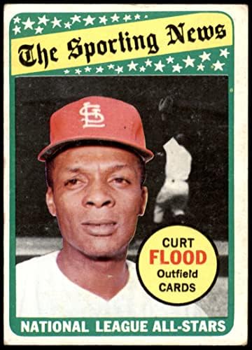 1969 Topps 426 All-Star Curt Flood St. Louis Kardinalleri (Beyzbol Kartı) VG Kardinalleri