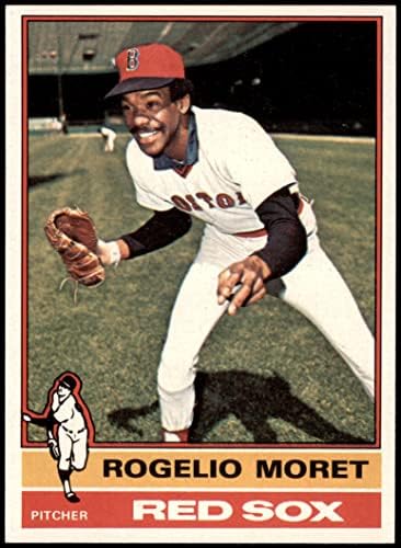 1976 Topps 632 Rogelio Moret Boston Red Sox (Beyzbol Kartı) NM / MT Red Sox