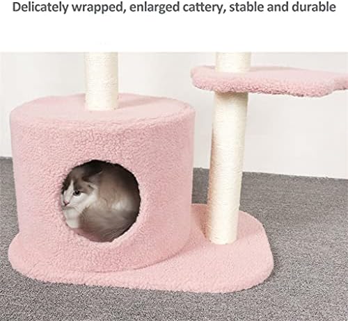 N / A Kediler Ağacı Kulesi Kınamak tırmalama sütunu Sonrası Kediler Tırmanma Kulesi Pet Kediler Ağacı Oyuncak Top Kediler