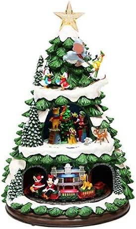 Kapalı Noel Tatil Dekoru için Müzikli FCV Şenlikli Disney Karakterleri Animasyonlu Noel Ağacı