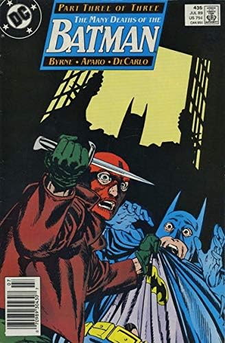 Batman 435 (Gazete Bayii ) GD; DC çizgi roman / Batman'ın Birçok Ölümü 3