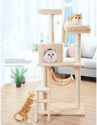 Kedi Ağacı Kedi Yavru tırmalama sütunu Ağacı Halat ve Hamak Çizikler Yatak Ağacı Tırmanma Oyuncak Aktivite Merkezi Evcil