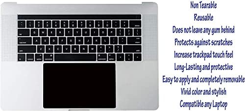 (2 Adet) Acer Spin 3 Intel Evo Cabrio Laptop için Ecomaholics Premium Trackpad Koruyucu-13.3 İnç, Siyah Dokunmatik yüzey