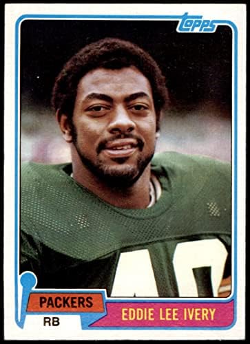 1981 Topps 117 Eddie Lee Ivery Green Bay Packers (Futbol Kartı) ESKİ / MT + Packers Georgia Tech