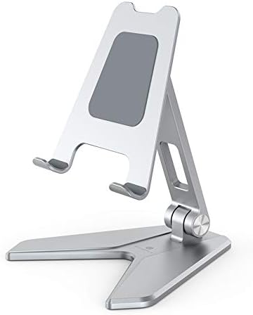 Boneruy Ayarlanabilir Cep Telefonu Standı, Çoklu Yüzeyler için Tablet Standı, Masa, Komidin, iPhone 12 Artıları için Mutfak,