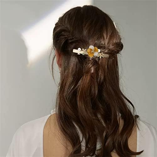 UYSVGF kadın saç tokası Sonbahar ve Kış El Yapımı Net Erik Çiçeği Saç Kartı Headdress Bahar Klip Klip (Renk : E, Boyut: Gösterildiği