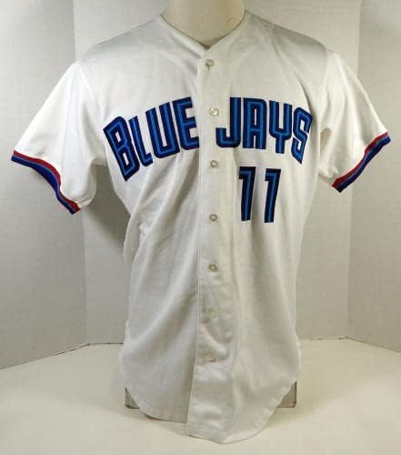 Dunedin Blue Jays 11 Oyun Verilmiş Beyaz Forma 46 DP15900 - Oyun Kullanılmış MLB Formaları