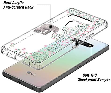 SYONER Temizle Telefon Kılıfı Kapak için LG Stylo 6 (6.8, 2020) [Fil]