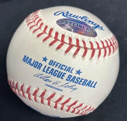 Hank Aaron 3.771 İmzalı Beyzbol Vuruşu Steiner Sports Hologram İmzalı Beyzbol Topları