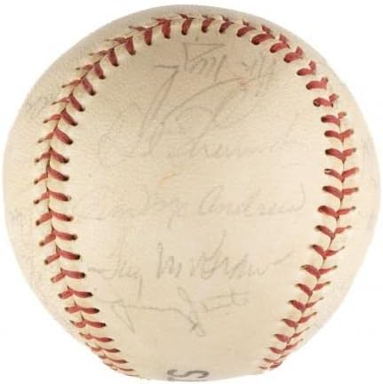 1971 New York Mets Takımı Beyzbol İmzaladı Nolan Ryan Tom Seaver JSA ORTAK İmzalı Beyzbol Topları