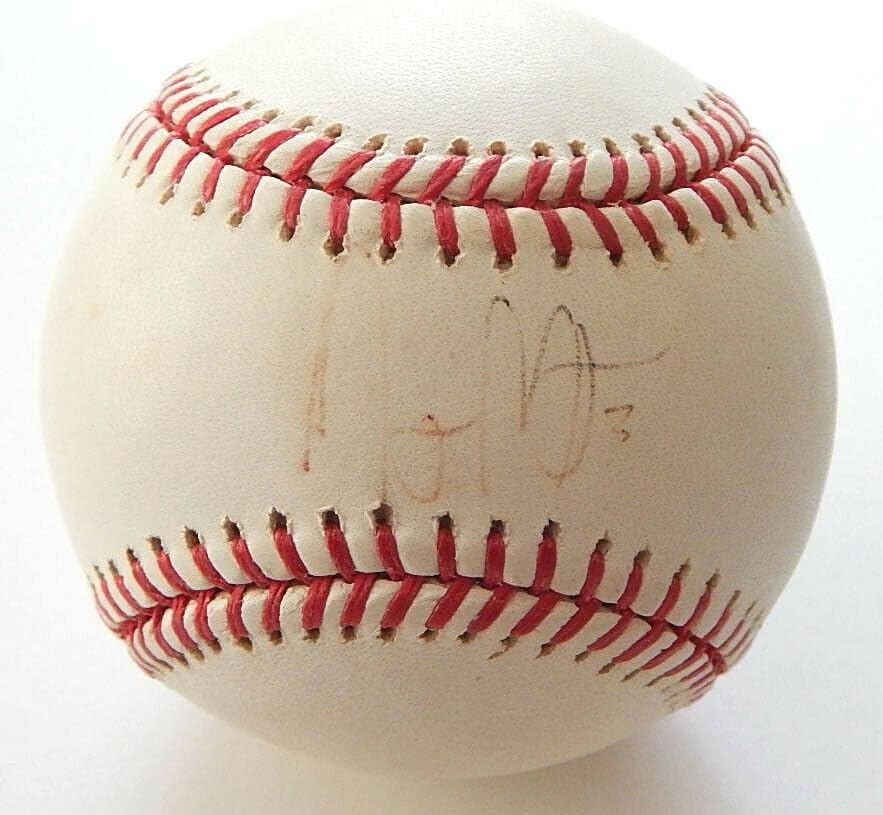Nyjer Morgan İmzalı Resmi Rawlings OML Beyzbol Otomatik İmzalı Soluk İmzalı Beyzbol Topları