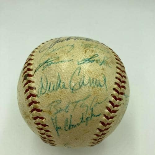 1964 New York Mets Takımı İmzalı İmzalı Oyun Kullanılmış Beyzbol - MLB İmzalı Oyun Kullanılmış Beyzbol Topları