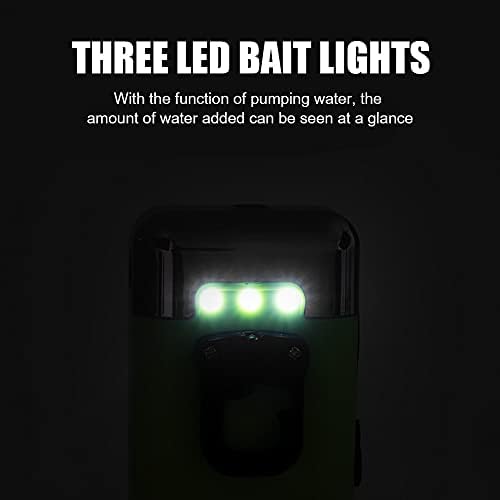 UXZDX USB Akıllı Sensör Su Oksijen Pompası Taşınabilir Akıllı Indüksiyon LED Aydınlatma Açık Balıkçılık Oksijenasyon hava