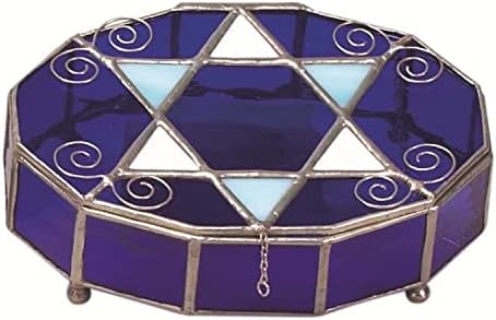 İsrail Hediyelik Eşya Tasarımı Pembe El Yapımı Cam Mücevher Kutusu