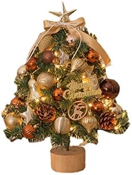 Noel Süsleri,Noel Ağacı, sıcak ışıklı, askı Süslemeli, Karla Akın Eden Noel Ağacı, Ev için Yeni yıl, Masaüstü, Şömine veya