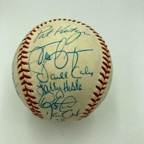 1993 Toronto Blue Jays Dünya Serisi Şampiyonları Takımı Beyzbol JSA COA İmzalı Beyzbol Topları İmzaladı