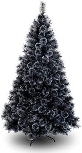 CYAYQ Siyah Yapay Noel Çam Ağacı Prim Ladin Menteşeli 480 Şube İpuçları Otomatik Yayılmış Metal Standı Dekore Noel Ağacı
