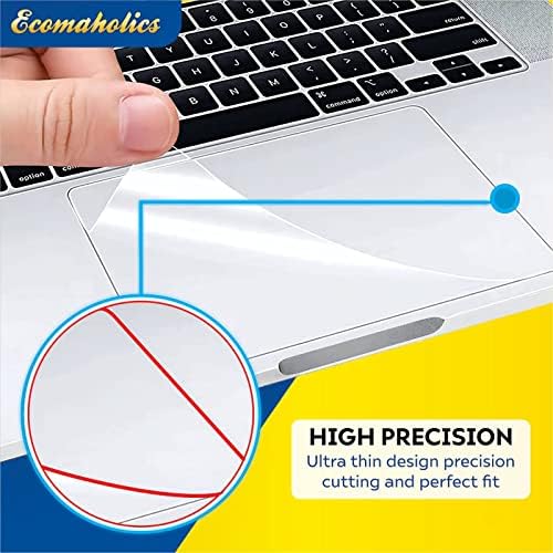 (2 Adet) Ecomaholics Trackpad Koruyucu için Samsung Galaxy Book2 360 (13.3) 13.3 inç Dizüstü Dokunmatik Pad Kapak ile Temizle